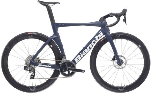 Bianchi Oltre Comp 105 Di2 Carbon Road Bike 2025 - Blue-Grey