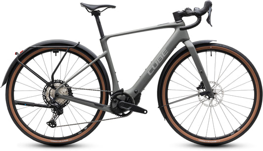 Cube Nuroad Hybrid C:62 Race 400X Electric Gravel Bike - Old Grey