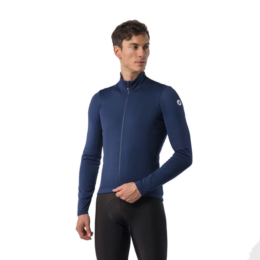 Castelli Competizione Thermal Mens Long Sleeve Jersey - Belgian Blue