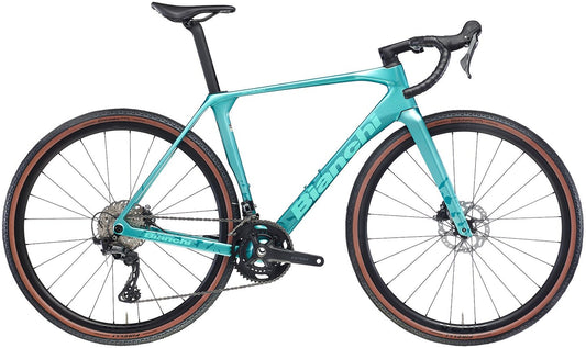 Bianchi Impulso Comp GRX610/820 Carbon Gravel Bike 2026 - Metallic Celeste