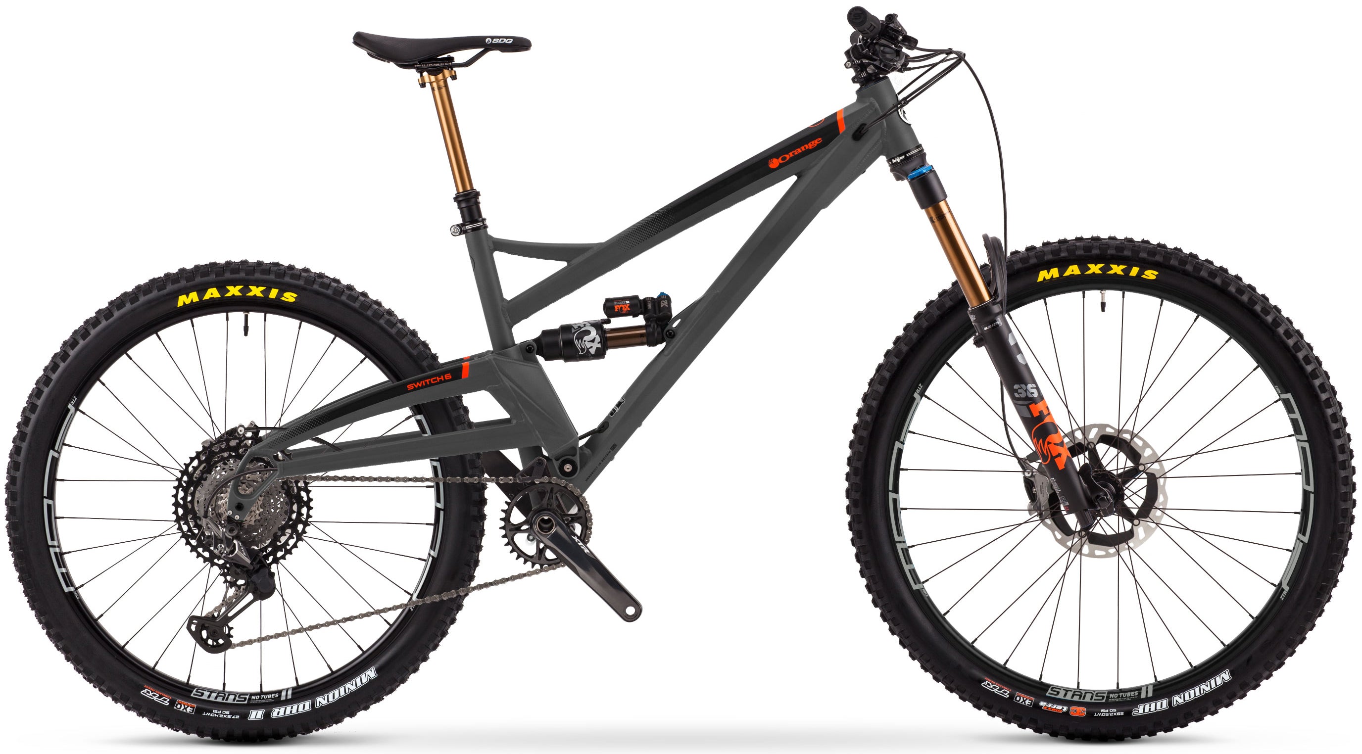 Orange Switch 6 RS Full Suspension Mountain Bike 2022 - Matte