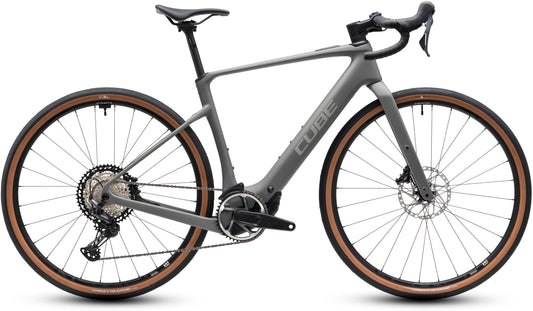 Cube Nuroad Hybrid C:62 Race 400X Electric Gravel Bike - Old Grey