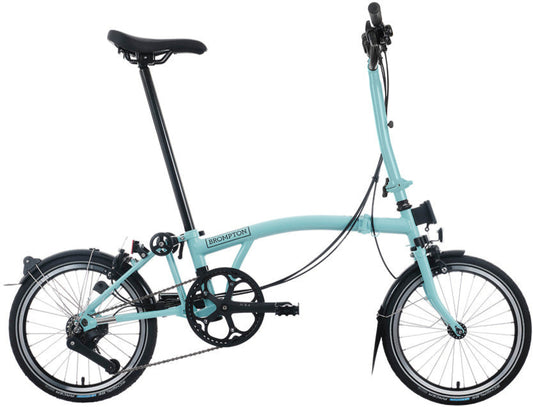 Brompton C Line H 12-Speed Folding Bike - Turkish Green