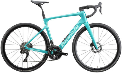 Bianchi Infinito 105 Di2 Carbon Road Bike 2026 - Metallic Celeste