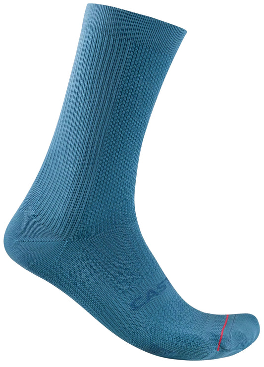Castelli Espresso 18 Cycling Socks - Metallic Blue