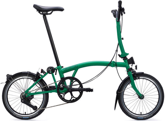 Brompton C Line 4-Speed Folding Bike - Palm Green