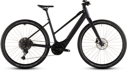 Cube Editor Hybrid Pro 400X Trapeze Electric Hybrid Bike 2026 - Coal
