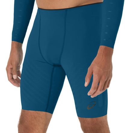Asics MetaSpeed Mens Short Running Tights - Blue