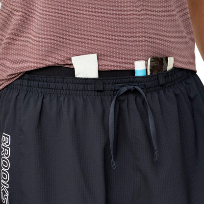 Brooks Cascadia 2 in 1 Mens Running Shorts - Black