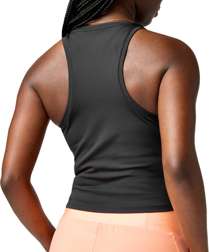 Brooks Dash Womens Running Crop Top - Black