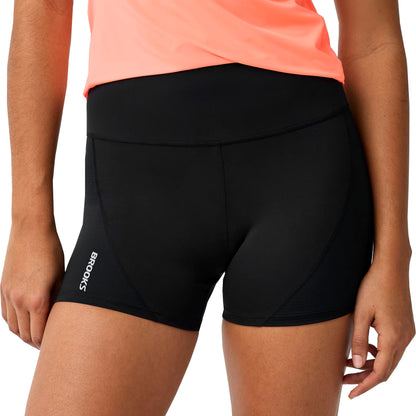 Brooks Dash Cooling Womens Short Running Tights - Black