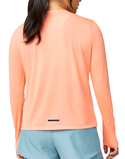 Brooks Dash Long Sleeve Womens Running Top - Orange