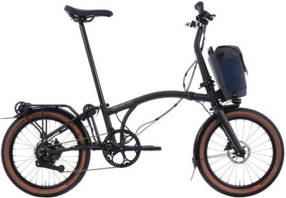 Brompton Electric G Line V2 with Roller Frame 4 Speed Folding Bike - Space Black