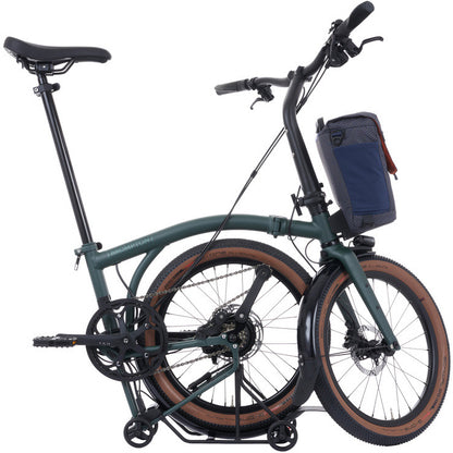 Brompton Electric G Line with Roller Frame 4 Speed Medium Folding Bike - Forest Green