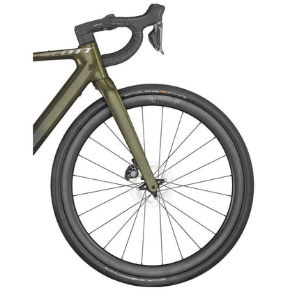 Scott Solace eRide 20 Electric Carbon Road Bike 2023 - Black & Green