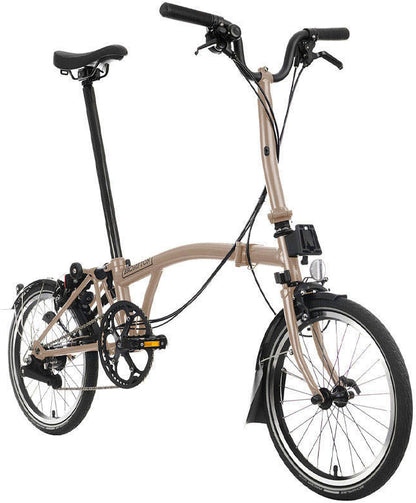 Brompton C Line 4-Speed Folding Bike - Dune Sand