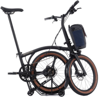 Brompton Electric G Line V2 with Roller Frame 4 Speed Large Folding Bike - Space Black