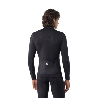 Castelli Competizione Thermal Mens Long Sleeve Jersey - Black