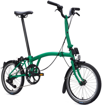 Brompton C Line 4-Speed Folding Bike - Palm Green