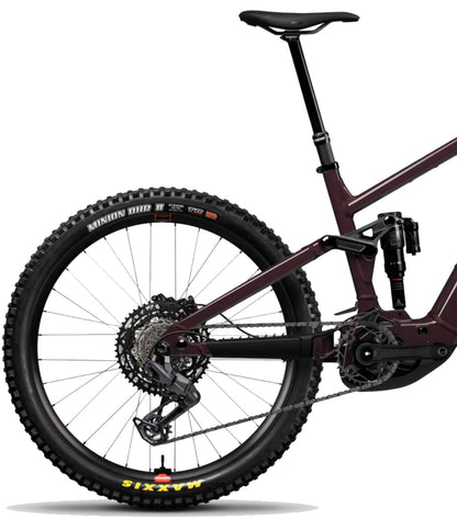 Santa Cruz Vala MX AL 70 Electric Mountain Bike 2026 - Gloss Stormbringer Purple