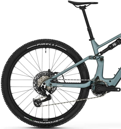 Megamo Reason AIR CRB 08 Carbon Full Suspension Electric Bike 2026 - Blue