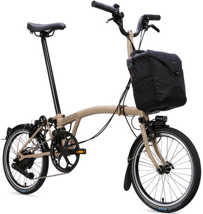 Brompton C Line eMotiq 4-Speed Electric Folding Bike - Dune Sand