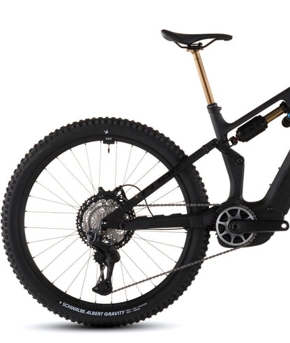 Cube Stereo Hybrid One77 HPC AT 800 Carbon Full Suspension Electric Mountain Bike 2026 - Black