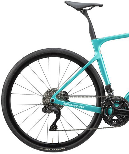 Bianchi Infinito 105 Di2 Carbon Road Bike 2026 - Metallic Celeste