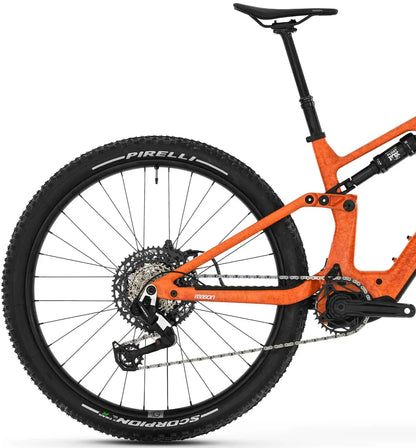 Megamo Reason AIR CRB 08 Carbon Full Suspension Electric Bike 2026 - Orange