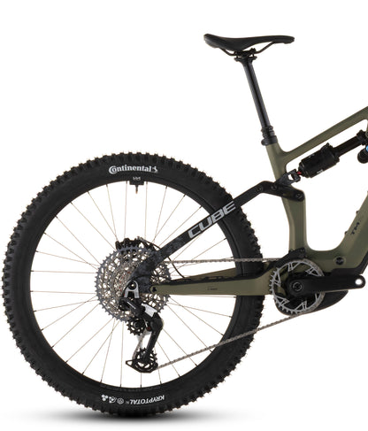 Cube AMS Hybrid One77 C:62 TM 600X Carbon Full Suspension Electric Bike 2026 - Reedgreen