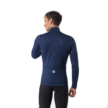 Castelli Competizione Thermal Mens Long Sleeve Jersey - Belgian Blue