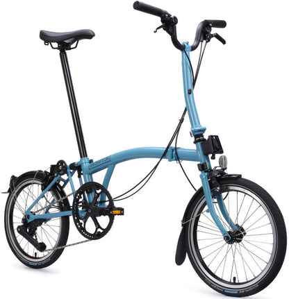 Brompton C Line 4-Speed Folding Bike - Cloud Metallic