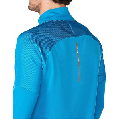 2XU Light Speed Half Zip Long Sleeve Mens Running Top - Blue - Start Fitness