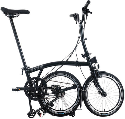 Brompton C Line 4-Speed Folding Bike - Matt Black