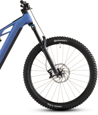 Cube Stereo Hybrid One77 HPC SLX 800 Electric Carbon Full Suspension Bike 2026 - Blue Iris