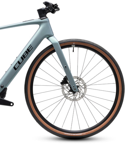 Cube Nulane Hybrid C:62 Race 400X Electric Hybrid Bike - Sea Grey