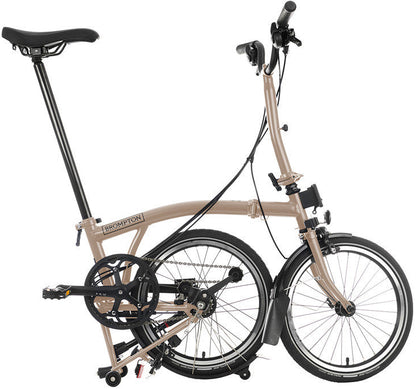 Brompton C Line 4-Speed Folding Bike - Dune Sand