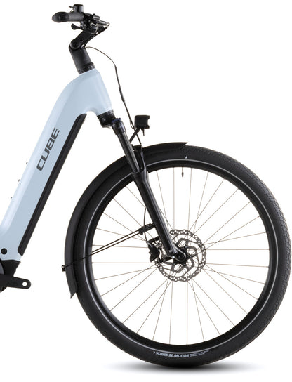 Cube Touring Hybrid One 600 Easy-Entry Electric Hybrid Bike 2026 - Glacier