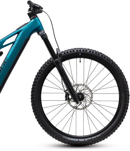 Cube Stereo Hybrid One77 HPC Race 800 Carbon Electric Full Suspension Mountain Bike 2027 - Metallic Petrol