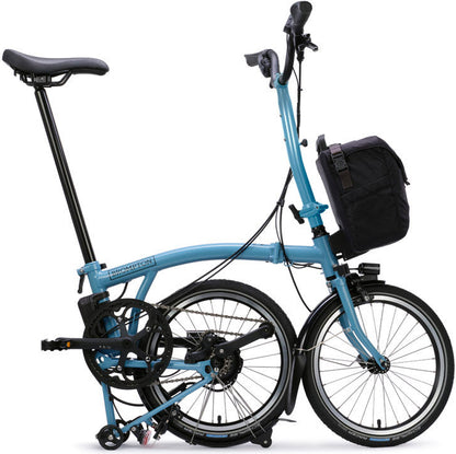 Brompton C Line eMotiq 4-Speed Electric Folding Bike - Cloud Metallic