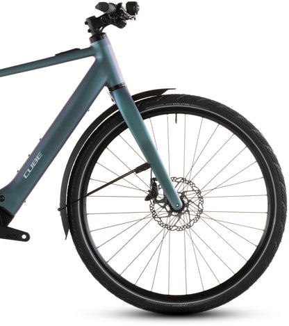 Cube Editor Hybrid SLT 400X FE Electric Hybrid Bike 2026 - Smaragdgrey