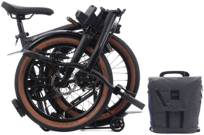 Brompton Electric G Line with Roller Frame 4 Speed Folding Bike - Space Black