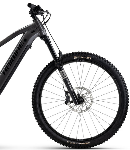 Haibike ALLMTN 4 Electric Full Suspension Mountain Bike 2026 - Glossy Silver