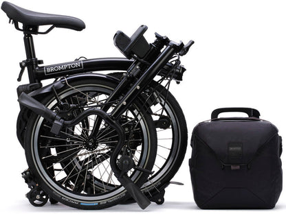 Brompton C Line eMotiq 4-Speed Electric Folding Bike - Matt Black