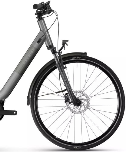 Raleigh Captus Low-Step Electric Hybrid Bike 2026 - Titanium
