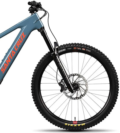 Santa Cruz Vala C MX Deore 7200 Carbon Electric Full Suspension Mountain Bike 2027 - Gloss Slate Blue