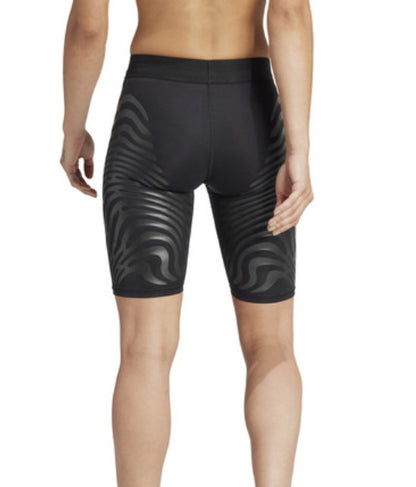 adidas Adizero Control Mens Short Running Tights - Black