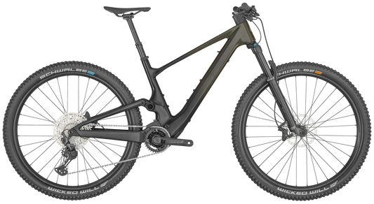 Scott Lumen eRide 910 Cabon Electric Full Suspension Mountain Bike 2024 - Olive Green