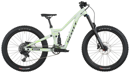 Scott Ransom 400 Kids Full Suspension Mountain Bike 2026 - Beryl Green