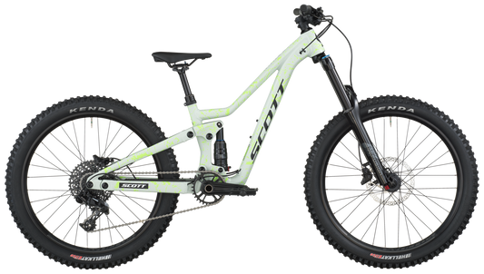 Scott Ransom 400 Kids Full Suspension Mountain Bike 2026 - Beryl Green